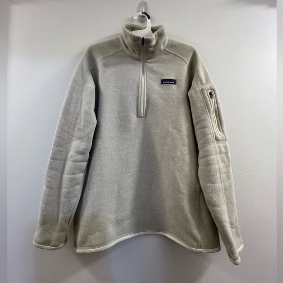 PATAGONIA Womens Better Sweater 1/4 Zip Pelican OO. - Picture 5 of 11